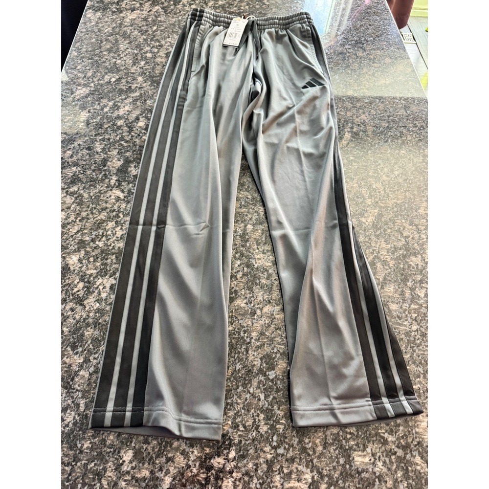 Adidas Originals  3 stripes Track Pants Mens Grey Black‎ Stripes Joggers small